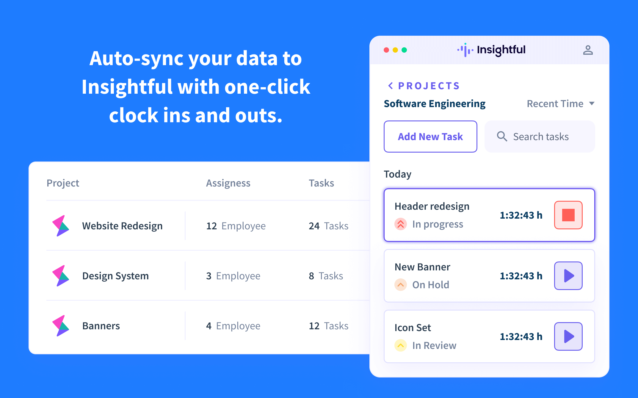 track the time spent on the Height lists with the Insightful Timer