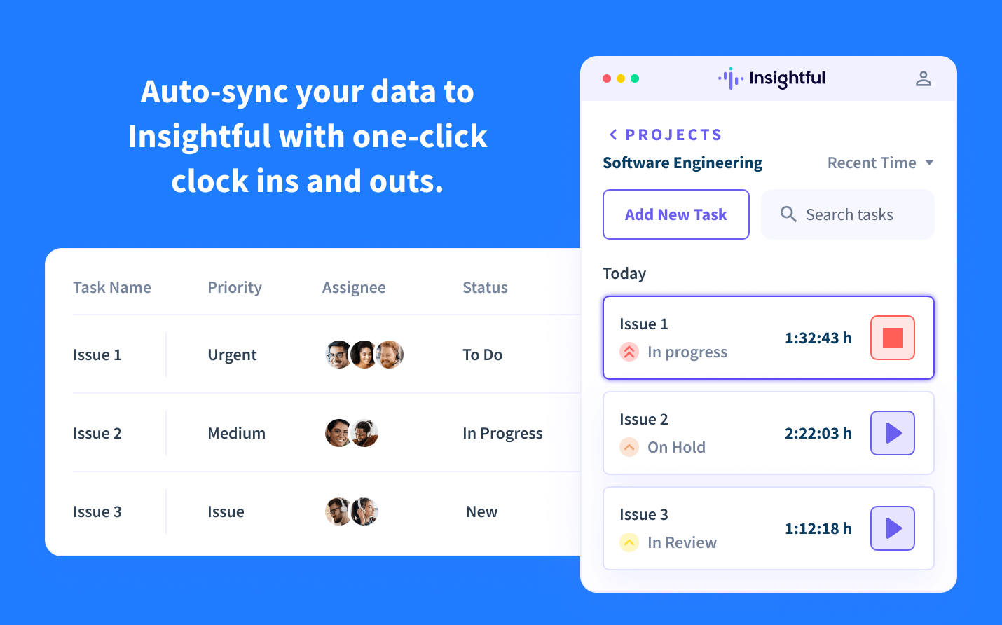 Track the time spent on Linear boards and cards with the Insightful Timer