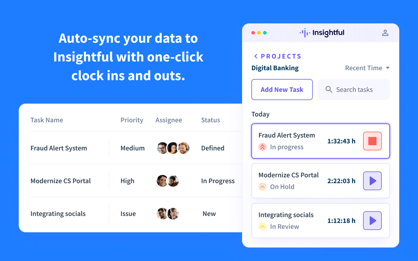 Track the time spent on Rally boards and cards with the Insightful Timer