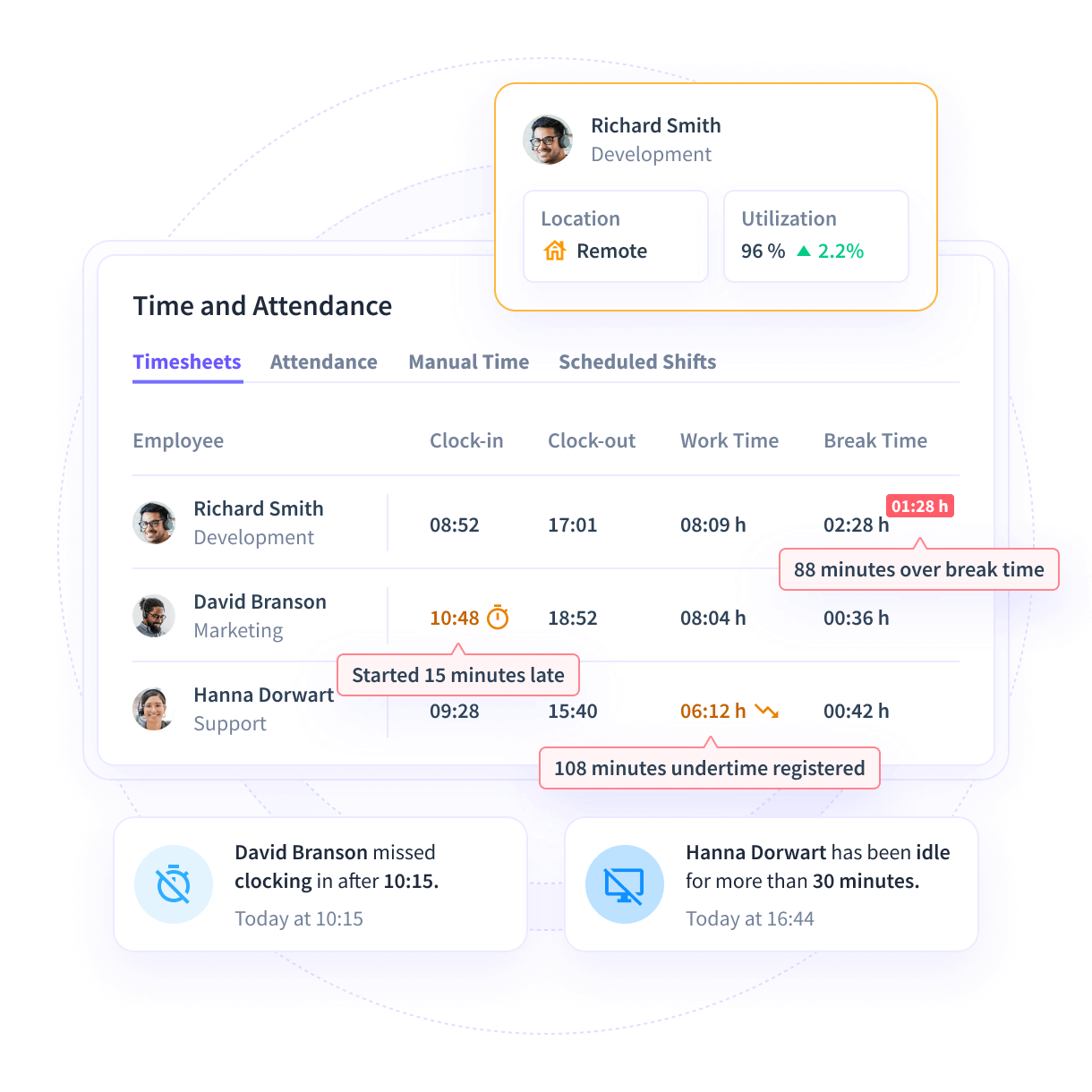 Easily Manage Time and Attendance Without Manual Effort